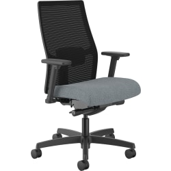 HON® Ignition 2.0 Mesh Mid-Back Office Chair, Basalt/Black