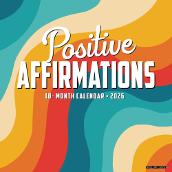 2026 Willow Creek Press Inspirational Monthly Wall Calendar, 12" x 12", Positive Affirmations, January To December, 52464