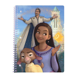 Innovative Designs Licensed Notebook, 11" x 8-1/2", 1 Subject, Wide Ruled, 70 Sheets, Disney Wish