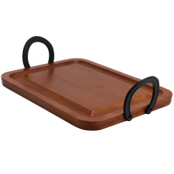Wanda June Home by Miranda Lambert Bamboo Charcuterie Board, 19-1/4" x 12-1/2", Golden Brown