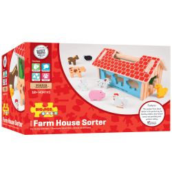Bigjigs Toys Ltd. Baby Bigjigs Farm House Sorter