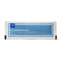 Medline Sterile Lubricating Jelly, 0.18 Oz, Case Of 600