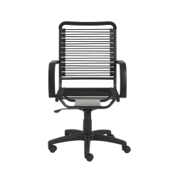 Eurostyle Round Bungie High-Back Commercial Office Chair, Black/Graphite