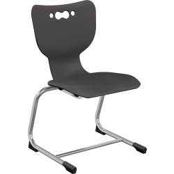 MooreCo Hierarchy No Arms Cantilever Chair, Black