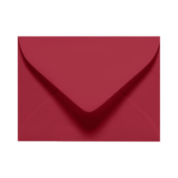 LUX Mini Envelopes, #17, Gummed Seal, Garnet Red, Pack Of 500