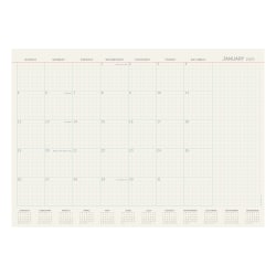 2025 TF Publishing Monthly Desk Calendar, 17" x 12", Vintage, January 2025 To December 2025