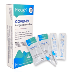 Hough COVID-19 Rapid Tests, 5-15/16" x 1-1/4", Pack Of 2 Tests