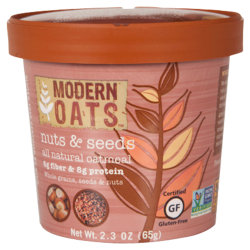 Modern Oats? Oatmeal Cups, Nuts & Seed, 2.6 Oz, Pack Of 12