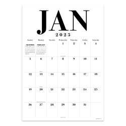 2025 TF Publishing Monthly Wall Calendar, 12" x 17", Medium Art, January 2025 To December 2025