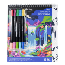 Vivid by Brea Reese Marker Color-By-Number Kit, Surreal, Total Qty 1