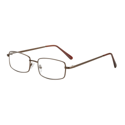 ICU Eyewear DDE Linden Men's Reading Glasses, Bronze/Brown, +1.75