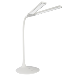 OttLite® Pivot Dual-Shade LED Desk Lamp, 26"H, White