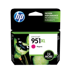 HP 951XL High-Yield Magenta Ink Cartridge, CN047AN