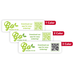Custom Color Printed Labels And Stickers, 15/16" x 3-1/2" Rectangle, Box Of 250 Labels