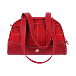 Mobile Edge Sumo Duffel Nylon Handbag,11" x 17" x 9 1/2", Red/White