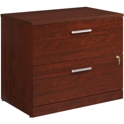 Sauder® Affirm Commercial 36"W 2-Drawer Lateral File Cabinet, Classic Cherry
