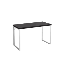 Monarch Specialties Contemporary 48"W Computer Desk, Cappuccino/Silver