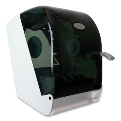 GEN Lever Action Roll Towel Dispenser, 11.25 x 9.5 x 14.38, Transparent