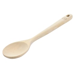 Martha Stewart Beech Wood Spoon, 14", Brown