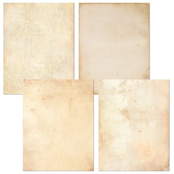 Great Papers! Design Paper, Rustic Antique Stationery Letterhead, 8-1/2" x 11", Multicolor, Pack Of 80 Sheets