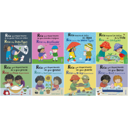 Child's Play Books Rosa's Workshop Set 1 & 2, Bilingual Spanish/English, Set Of 8 Books