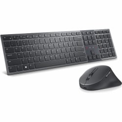 Dell Premier KM900 Keyboard and Mouse - USB Type A Scissors Wireless Bluetooth/RF 5.1 2.40 GHz Keyboard - KM900GRUS