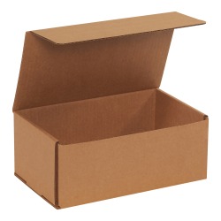 Partners Brand Corrugated Mailers, 4"H x 6"W x 10"D, Kraft, Pack Of 50 Mailers