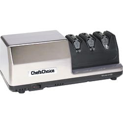Edgecraft Chef's Choice Commercial EdgeSelect Diamond Hone Knife Sharpener, Silver