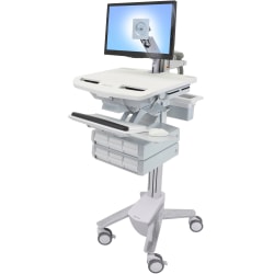Ergotron StyleView Cart with LCD Arm, 6 Drawers