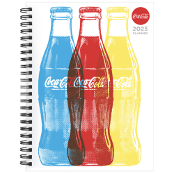 2025 TF Publishing Weekly/Monthly Planner, 6-1/2" x 8", Coca-Cola, January To December