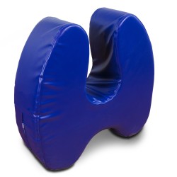 Bouncyband Soft Squeeze Sensory Chair, 9"H x 26"W x 28"D, Blue