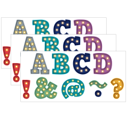 Teacher Created Resources Magnetic Letters, 2", Marquee Bold Block, 70 Pieces Per Pack, Set Of 3 Packs