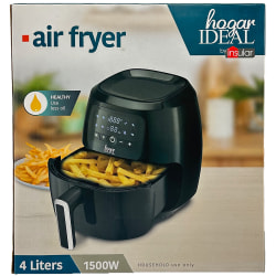 Hogar Ideal Air Fryer, 11"H x 9"W x 9"D, Black