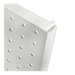 Azar Displays Pegboard Wall Panels, 20-5/8"H x 8"W x 7/8"D, White, Pack Of 2 Panels