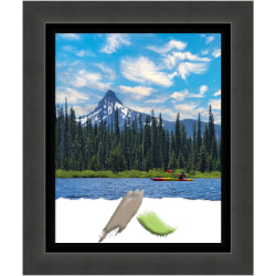 Amanti Art Picture Frame, Opening Size 16" x 20", 21" x 25", Tuxedo Black