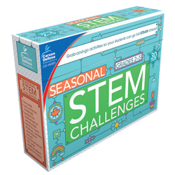 Carson-Dellosa STEM Challenges Learning Cards, Seasonal Themes, Grades 2-5