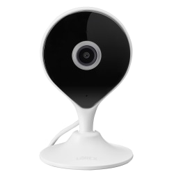 Lorex 2K QHD Indoor Wi-Fi Smart Security Camera With Person Detection, White