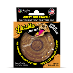 Spunky Pup Lickables Pad, Peanut Butter