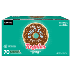 The Original Donut Shop® Regular Coffee Single-Serve K-Cup®, Pack of 70 Pods