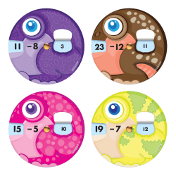 Carson-Dellosa EZ-Spin™ Wheels, Subtraction Facts, Pack Of 18 Wheels