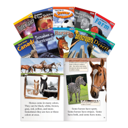 Teacher Created Materials TIME FOR KIDS® Nonfiction Book Set, Set 2, Set Of 10 Books, Grade 2