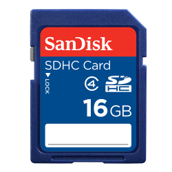 SanDisk® SDHC™ (Secure Digital High Capacity) Memory Card, 16GB