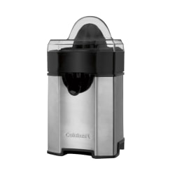 Cuisinart Citrus Juicer, 12-1/2"H x 7-13/16"W x 6-3/4"D, Black/Silver