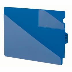 Smead End Tab Poly Out Guides - Printed Center Tab(s) - Message - OUT - Blue Poly Divider - Blue Poly Tab(s) - 5 / Carton
