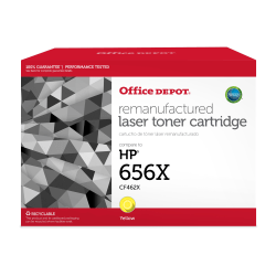 Office Depot Brand® Remanufactured High-Yield Yellow Toner Cartridge Replacement For HP 656X, OD656XY