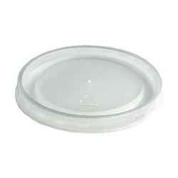 Chinet Plastic Vented Lid, High Heat, Fits 8/10/12/16 oz, 1000 CS, Translucent