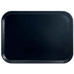 Cambro Fast Food Trays, 12" x 16-5/16", Black, Pack Of 12 Trays