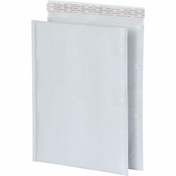 Quality Park Poly Bubble Mailers - Bubble - 10 1/2" Width x 15" Length - Strip - White - Poly - 25 / Box