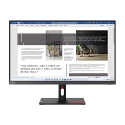 Lenovo ThinkVision S27i-30 27" Class Full HD LED Monitor - 16:9 - Storm Gray - 27" Viewable - In-plane Switching (IPS) Technology - 63DFKAR4US