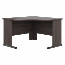 Bush® Business Furniture Studio A 48"W Corner Computer Desk, Storm Gray, Standard Delivery